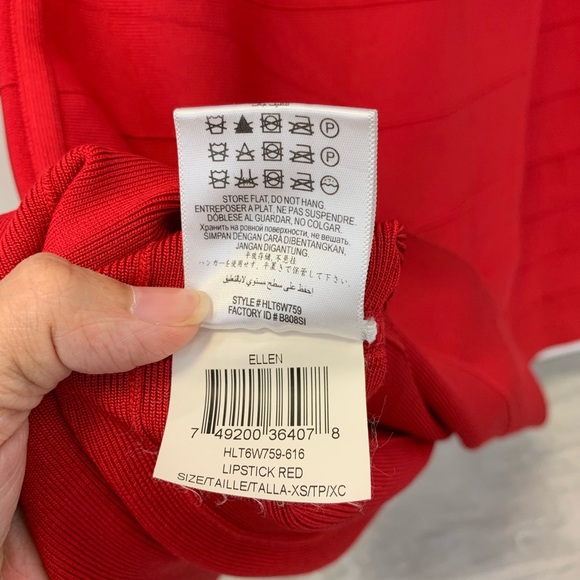 HERVE LEGER "Ellen" gown - Picture 8 of 10